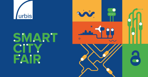 Flyer mit Aufschrift: SMART CITY FAIR